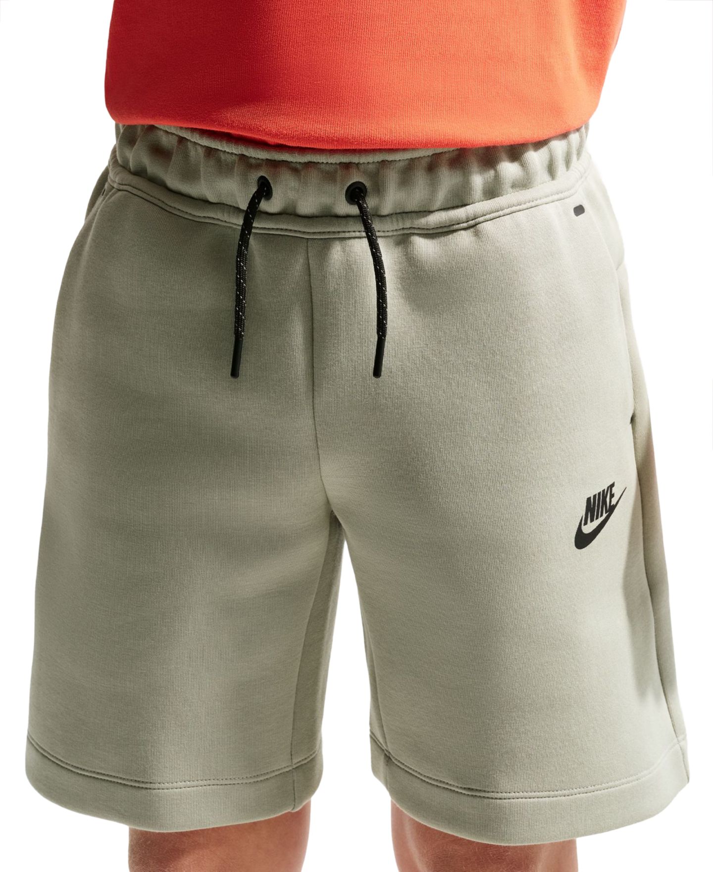 Шорты Nike Sportswear Tech Fleece для мальчиков, цвет: Еловый туманный — фото 1