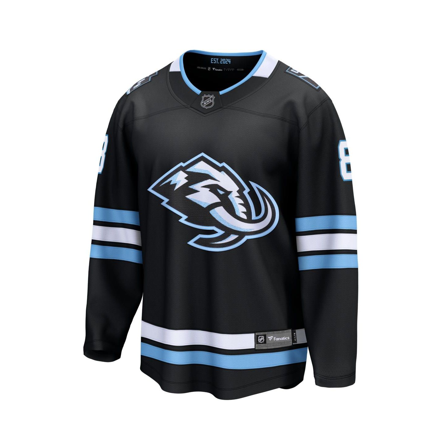 Мужской топ Fanatics Nick Schmaltz Black Utah Mammoth Home Breakaway Jersey — фото 2