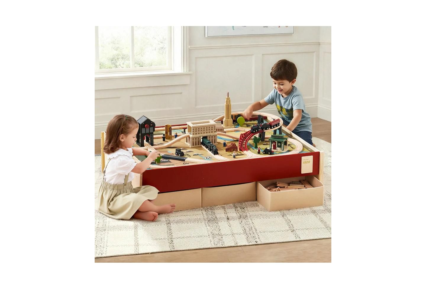 Детская игрушка Tiny Land 1920 Railway Adventure Train Table — фото 2