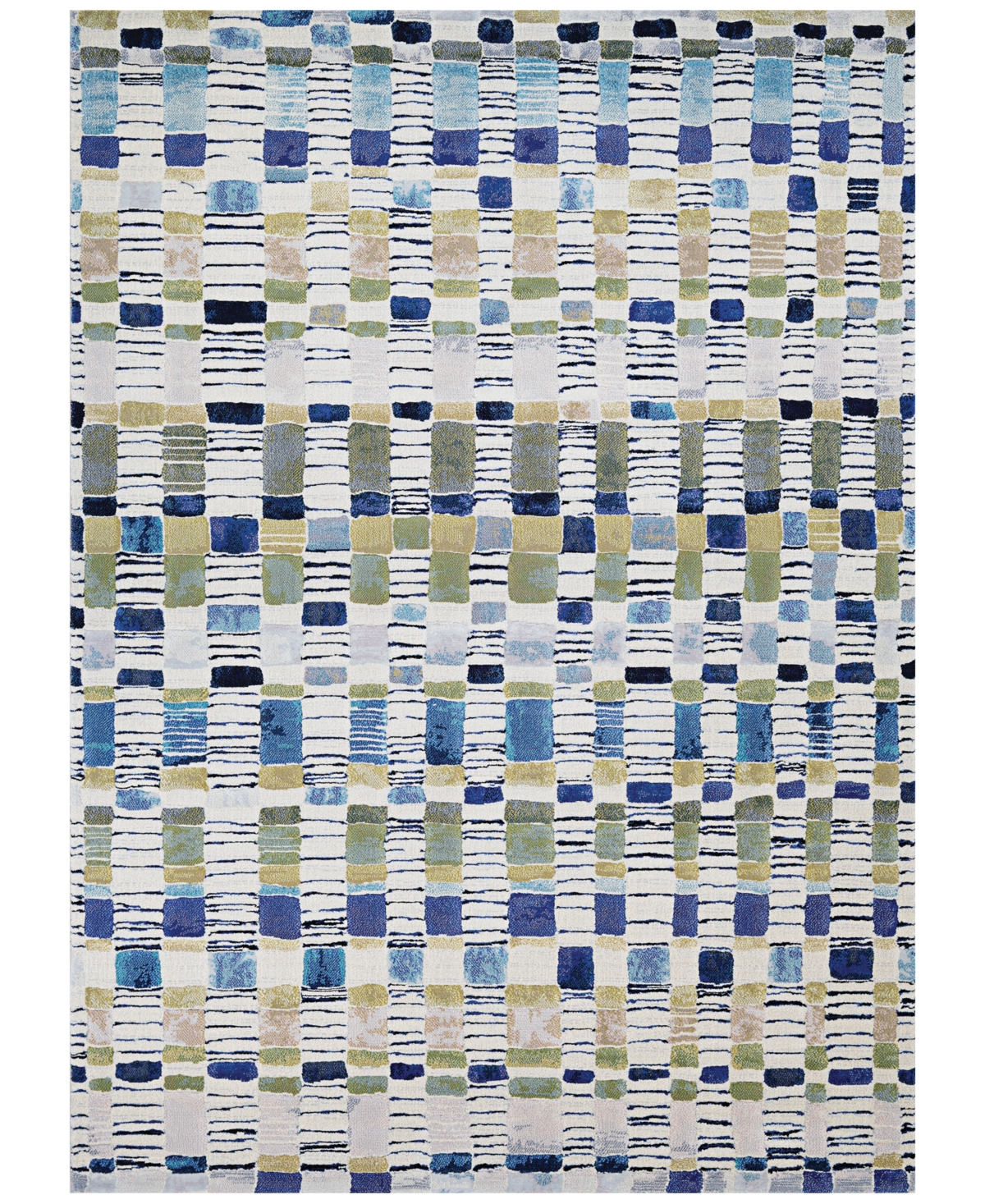 Couristan Taylor Surrey Bone-Multi 5'3in x 7'6in Area Rug - Multi