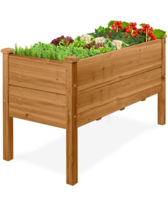  Raised Garden Bed, Extra Deep , Depth, Elevated Wood Planter Stand