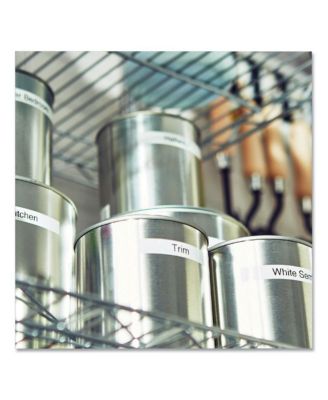 TZE2412PK 0.7 in. x 26.2 ft. TZe Standard Adhesive Laminated Labeling Tape - Black on White (2/Pack