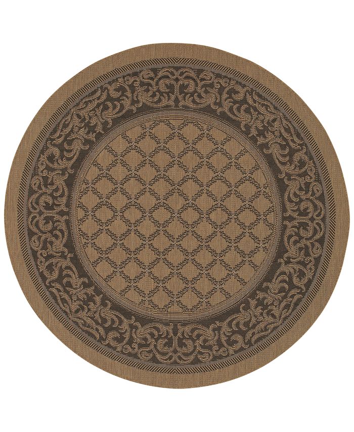 Couristan CLOSEOUT! Recife Garden Lattice MachineWashable 8'6" Round