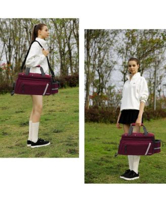 Insulated Bike Rack Bag with Rain Cover, Bicycle Trunk Cooler with Foldable Panniers for Commuting Travel Outdoor Cycling