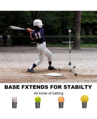 Baseball Tee Batting Tee Softball Tee Portable Travel Hitting Tee,Easy Adjustable Height,Stable Tripod Stand