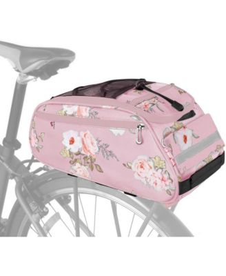 Bike Rack Bag Waterproof Bicycle Trunk Bag with Shoulder Strap, Rear Seat Carrier Storage for Commuting Travel Cycling
