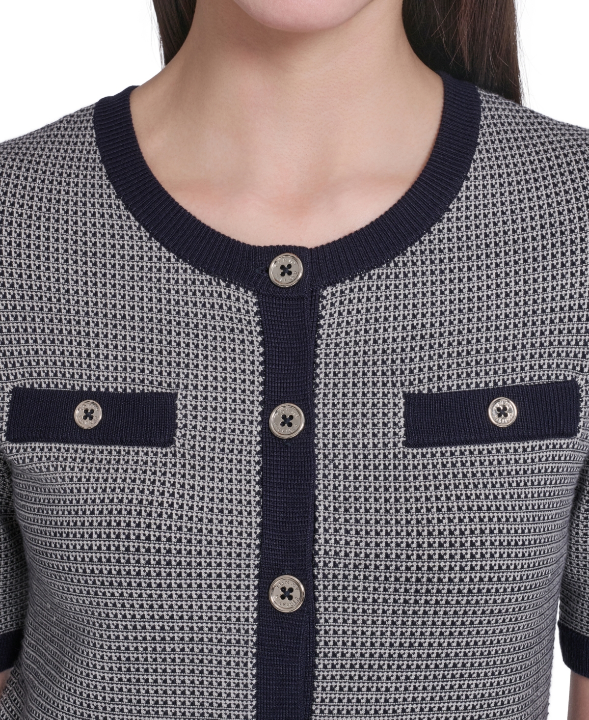 Tommy Hilfiger Women's Short-Sleeve Crewneck Sweater