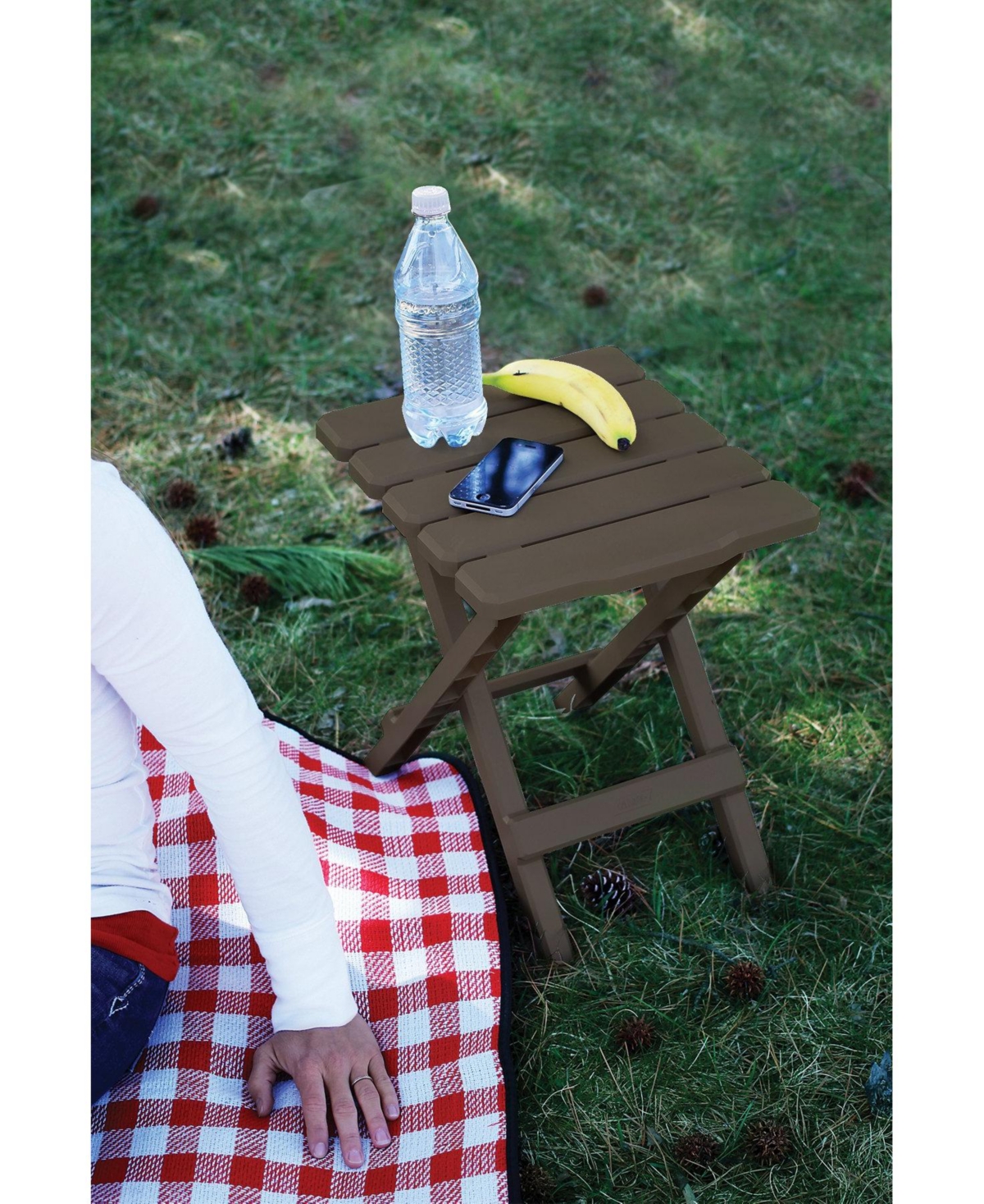 Gnuadz Quick-folding Table Plastic Mocha Camping Outdoor Recreation Gear