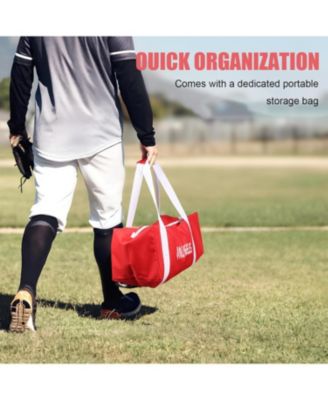 Baseball Softball Practice Net,Pitching Net,Batting Net,with Bonus Strike Zone,Target and Bow Frame,for Hitting,Pitching,Catching