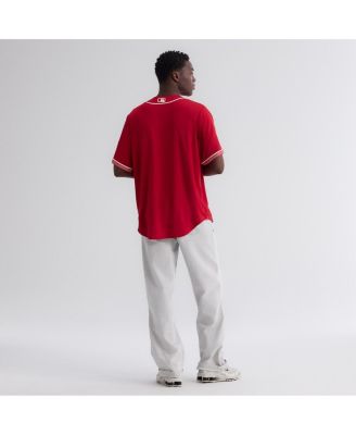 Men's Red Texas Rangers 2026 City Connect Stadium Jersey