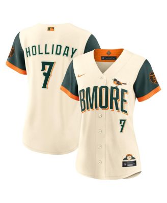 Women's Jackson Holliday Natural Baltimore Orioles 2026 City Connect Stadium Jersey