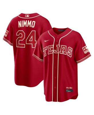 Men's Brandon Nimmo Red Texas Rangers 2026 City Connect Stadium Jersey