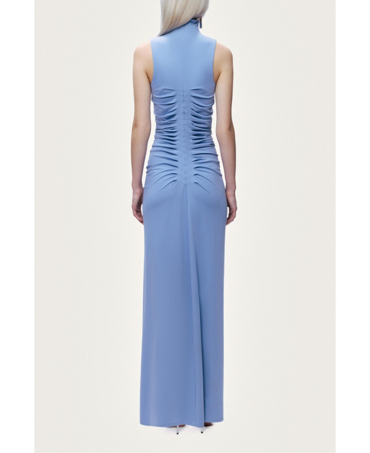 Nocturne Women's Sleeveless Ruched Maxi Dress