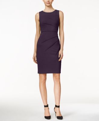 sunburst sheath dress calvin klein