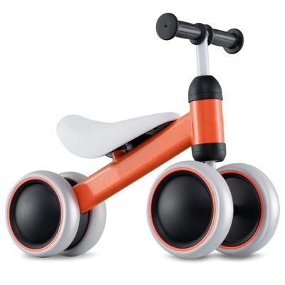 Toddler 4 Wheel Balance Bike No Pedal for Boys and Girls Training Bicycle
