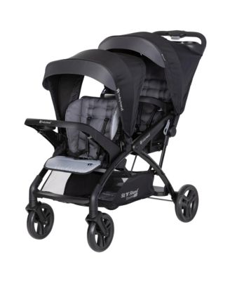 Sit N' Stand Double Stroller with EZ-Lift Car Seat (2 Pack), Stormy