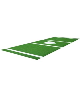 10 x 3.8 Ft Baseball Softball Hitting Mat with Foam Backing