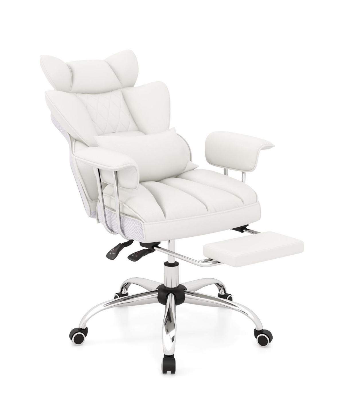 Gouun Faux Leather High-Back Executive Office Chair, 400 lbs Capacity
