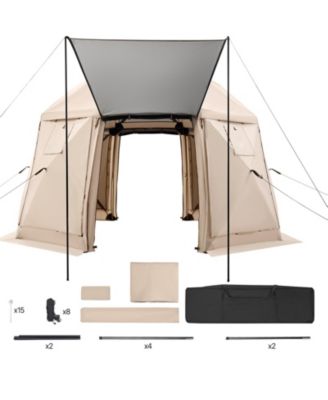 12 x 12 Ft Pop-Up Spherical Gazebo Screen Tent for 8-10 People