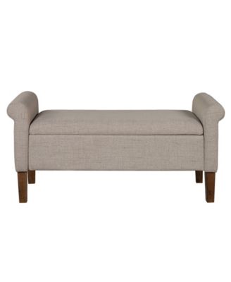 Aubrey 46" Upholstered Storage Bench