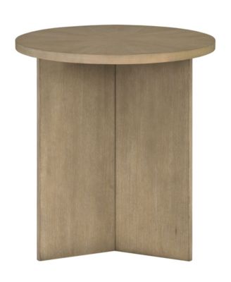 Sadie 22" Wood Round Accent Table