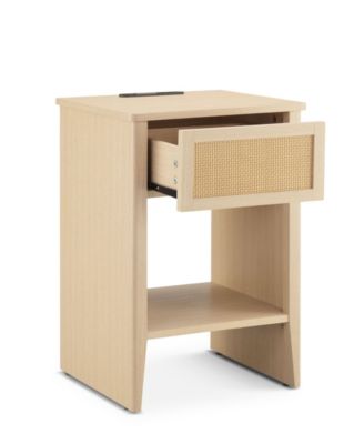 Lennox 23.75" Wood Square Accent Table