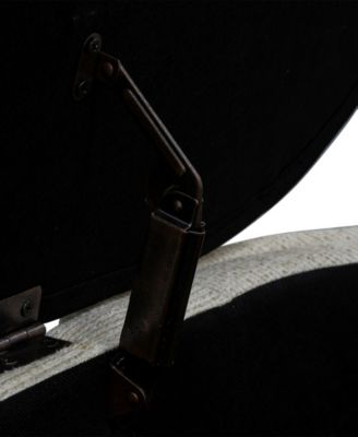 Leslie 48" Fully Upholstered Oval Storage Bench