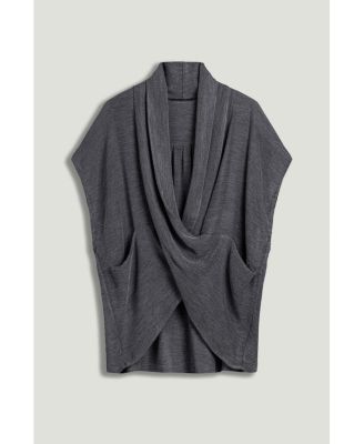 Women's Draped Wrap Blouse
