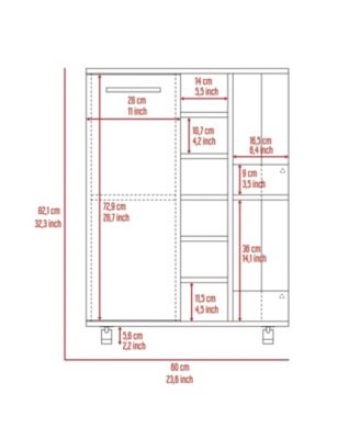 Wenge 2-Shelf 6-Bottle Bar Cart with Division