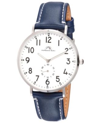 Men's Rowan Genuine Leather Band Watch 1471BROL