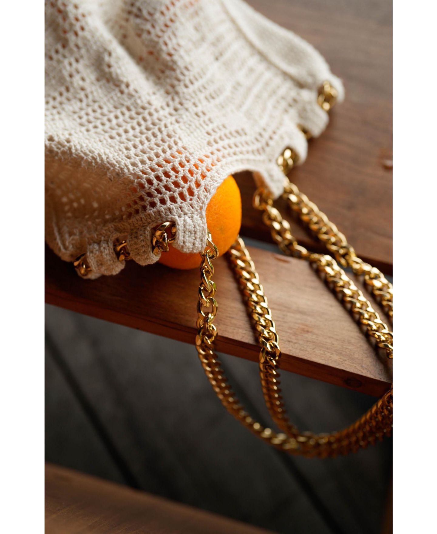 Женская сумка Brunna.co The Oma Crochet, цвет: Молочный белый — фото 4