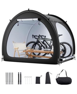Outdoor Bike Storage Tent for 4 to 5 Bicycles with Dual Doors