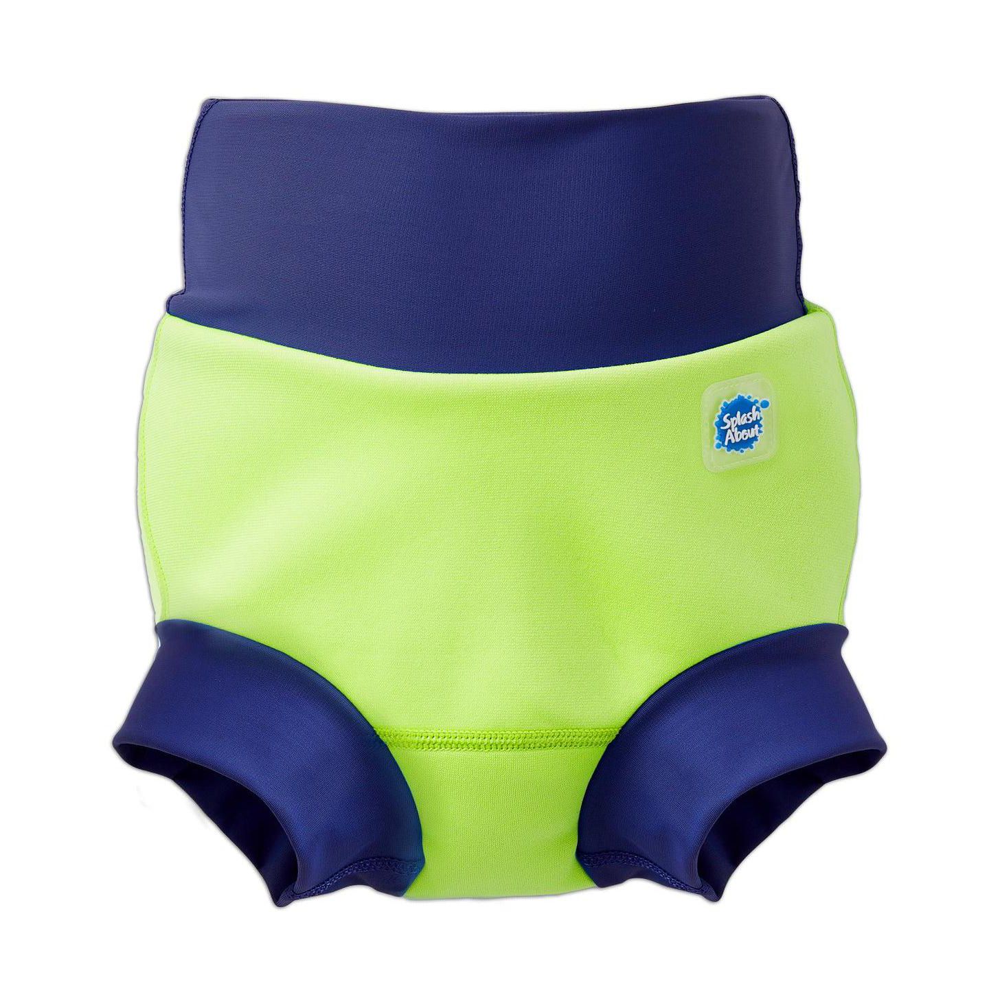Детские плавательные подгузники Splash About Happy Nappy, цвет: Лаймовый / Тёмно-синий — фото 1