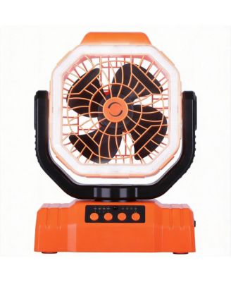 Portable Camping Fan Remote Control Auto Oscillating Outdoor Beach Patio Tent 20000mAh