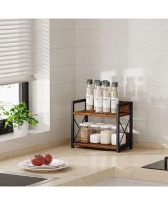 Countertop 2 Tier Spice Rack Organizer