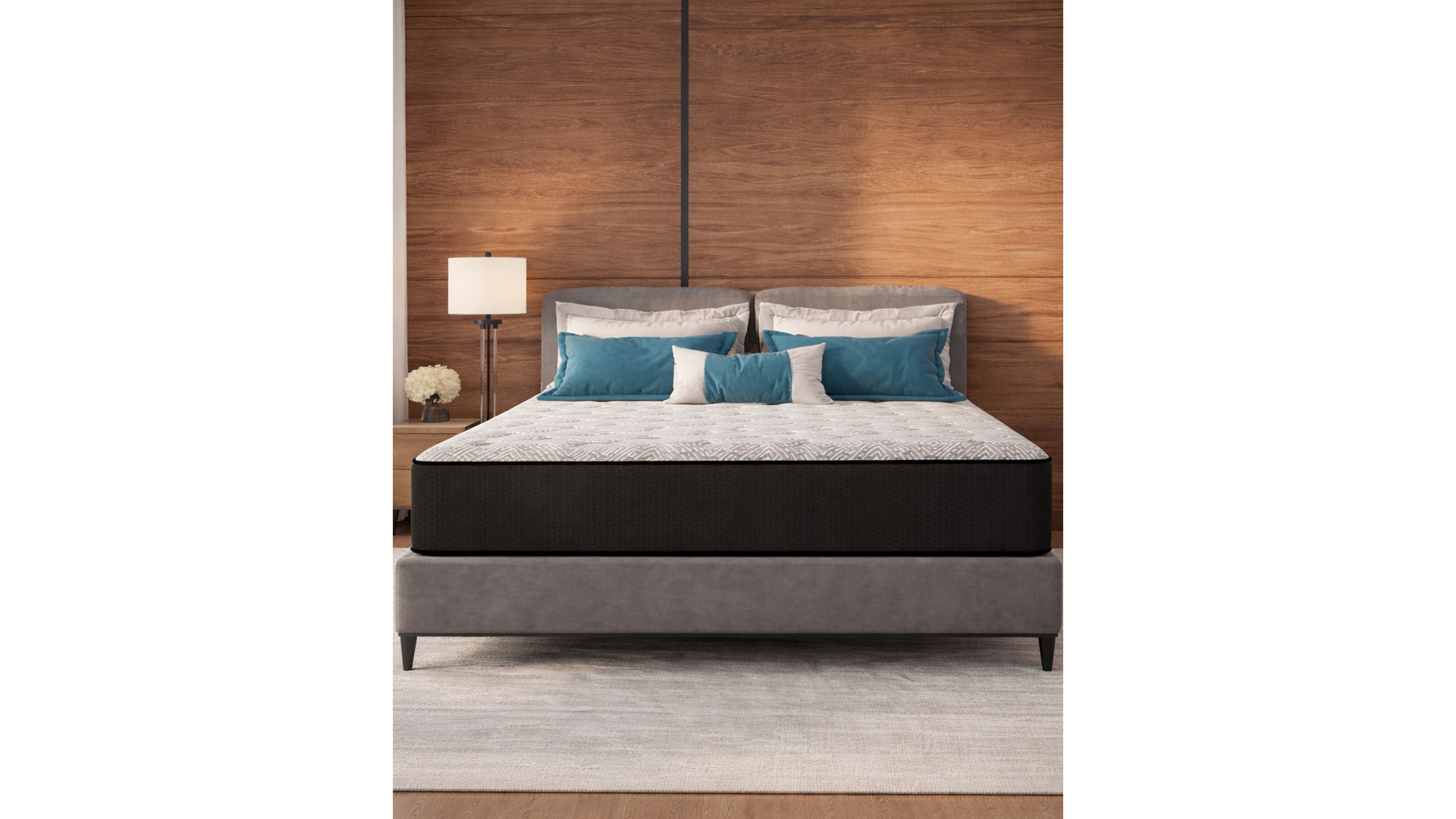 Restonic Ascot 12.5" Medium Tight Top Mattress in a Box, King