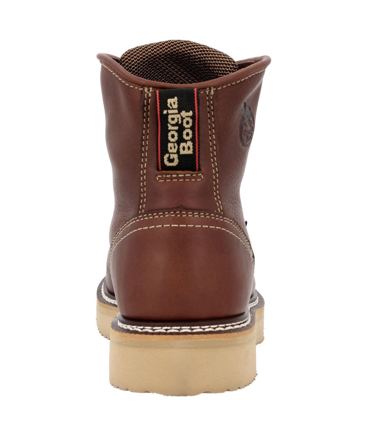 Мужские ботинки GEORGIA BOOT USA-Made Wedge SPR Leather Work Boot, цвет: Золотой — фото 5