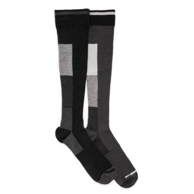 Ruff N Tuff Men's Work Wear Tall Cotton Blend Compression Socks, 2 Pair Pack