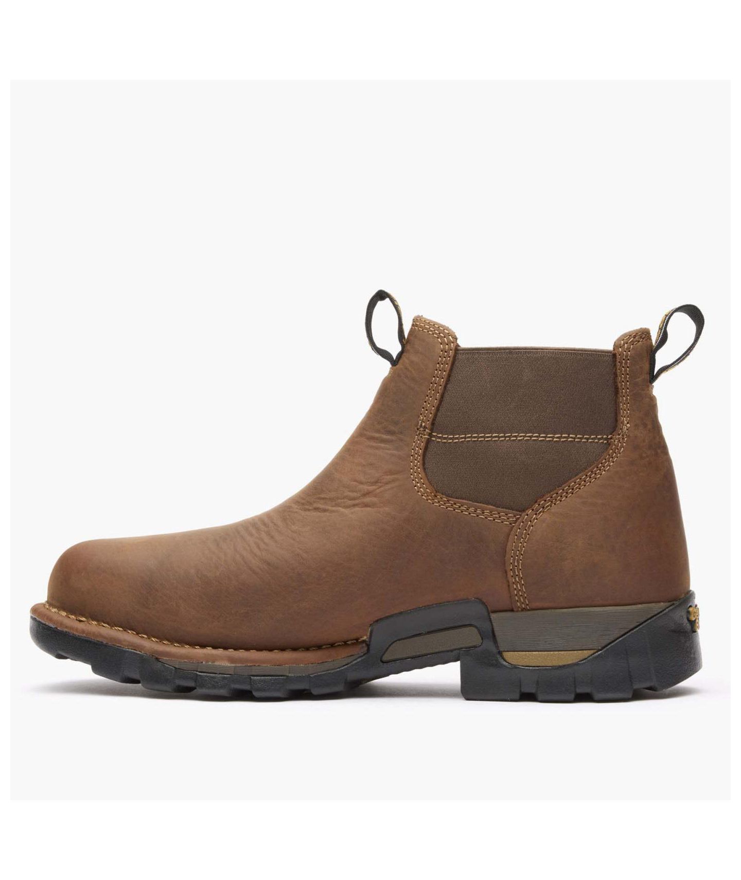 Мужские ботинки GEORGIA BOOT Eagle One Waterproof Chelsea Work Boot, цвет: Коричневый — фото 7