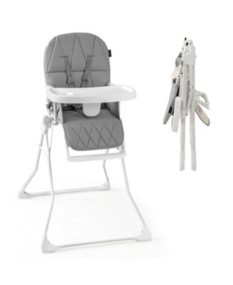 Easy Clean Compact Highchair with Removable Adjustable Tray and PU Seat Cushion