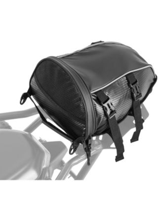 10L Motorcycle Tail Bag Waterproof with Rain Cover and Shoulder Strap