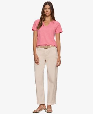 Women's Notched Muscle T-Shirt