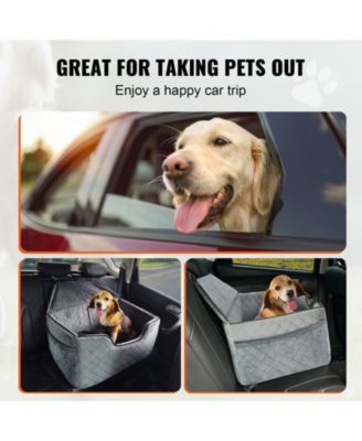 Dog Car Seat Booster 28 in Sponge Fill for up to 55 lbs