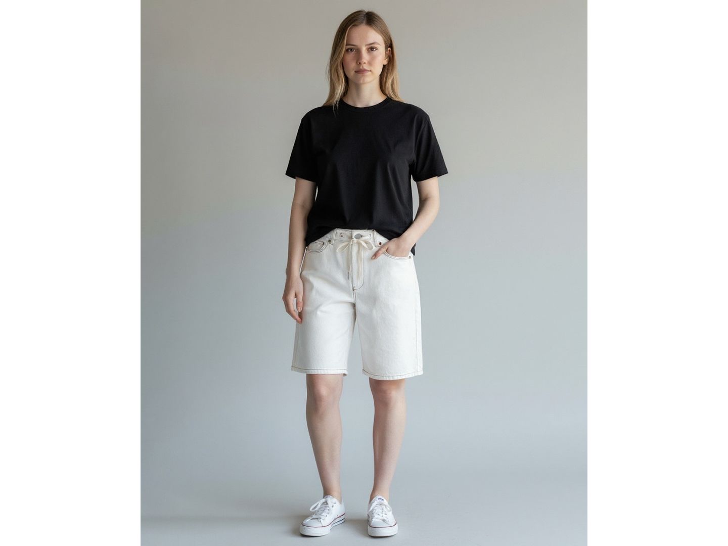 Женские шорты BLANK NYC Denim Bermuda, цвет: See You Again — фото 2
