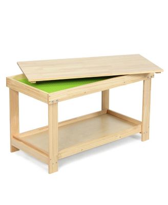 Solid Wood Kids Multifunctional Activity Play Table