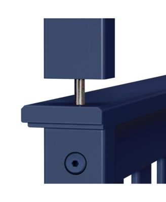 Bunk Bed Twin over Full Size, Solid Wood Bunk Beds with Ladder for Kids