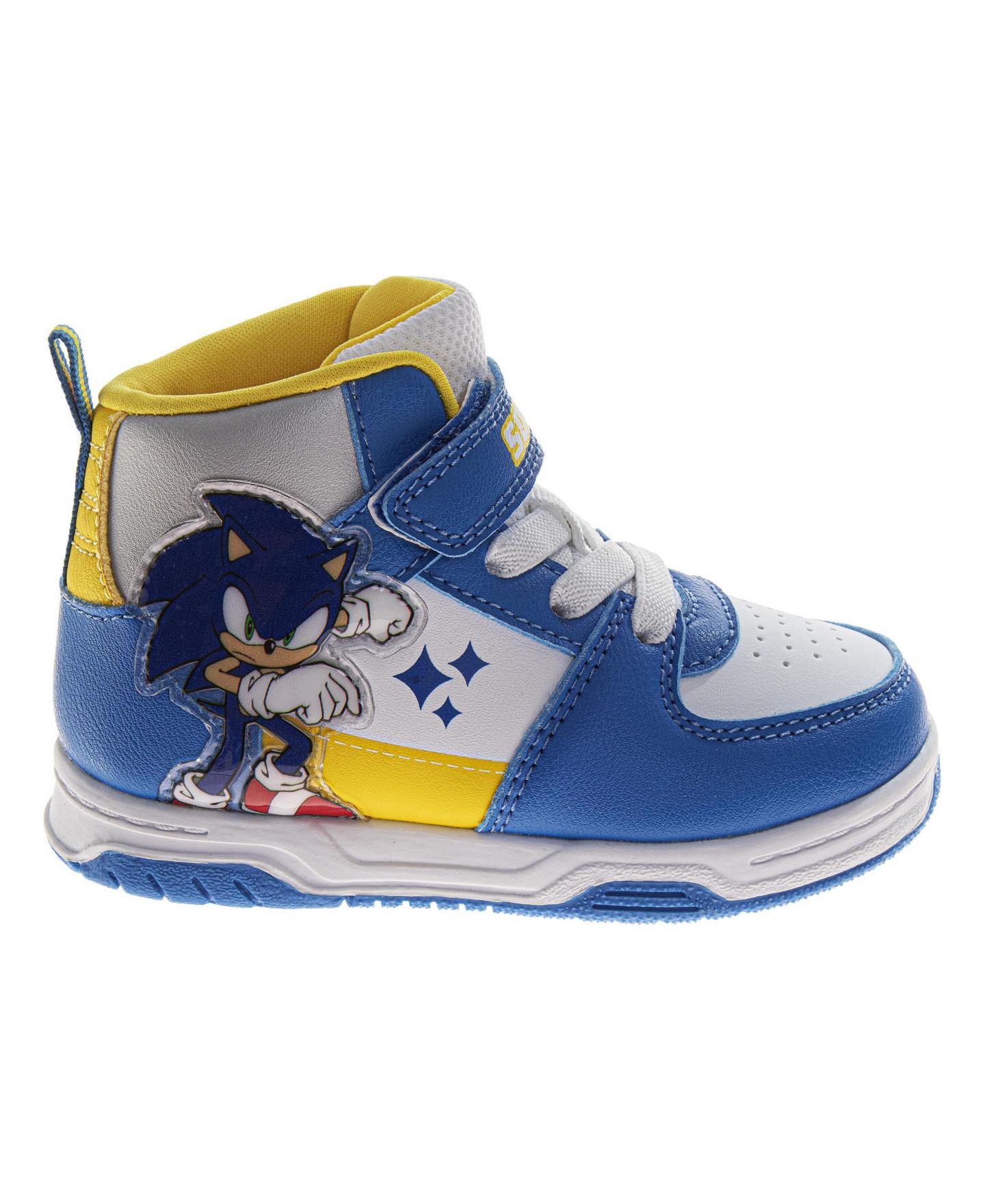 Кроссовки Sonic The Hedgehog Blue High-Top Sneakers для мальчиков, цвет: Синий — фото 2