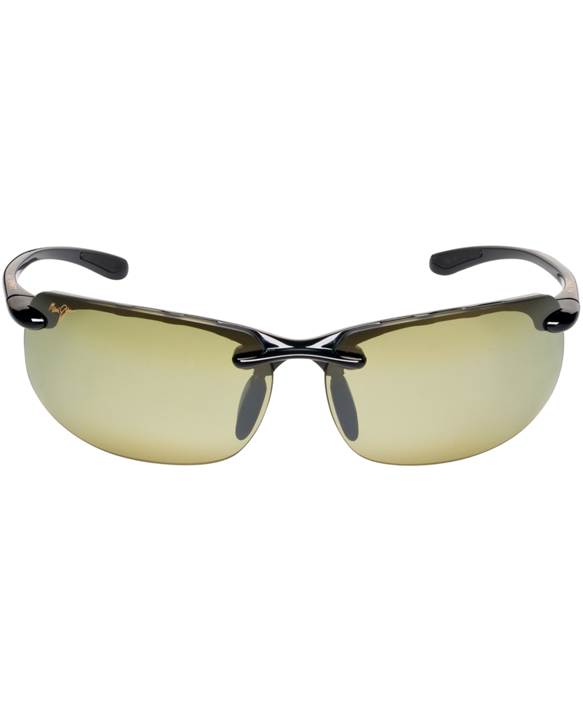 Maui Jim Banyans Polarized Sunglasses , 412 In Black,green