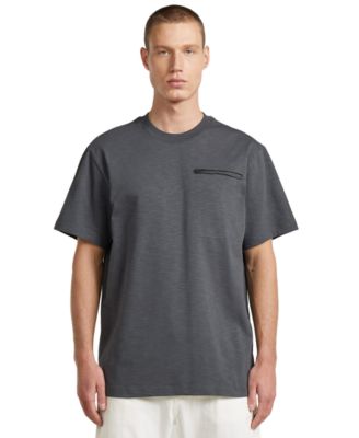 Men's Crewneck Zip Pocket T-Shirt