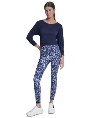 Women's Printed High-Wasit Fitness Tights Pants